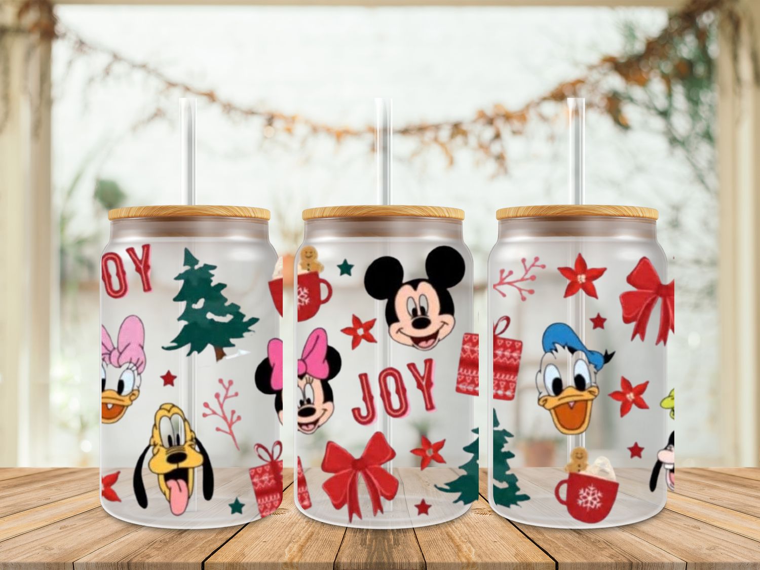 16oz Uv Dtf Wrap - Mickey &amp; Friends Joy