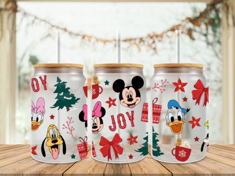 16oz Uv Dtf Wrap - Mickey &amp; Friends Joy