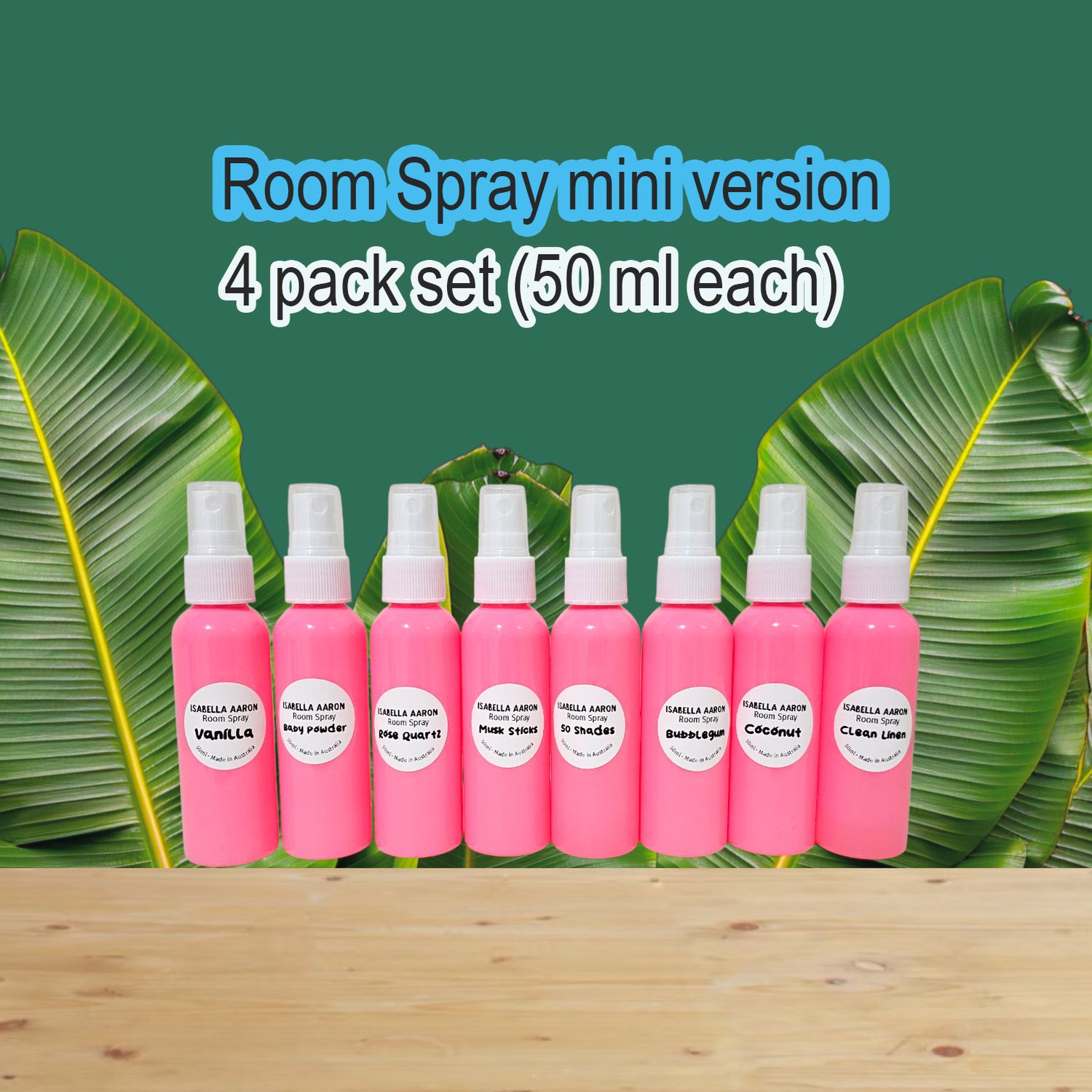 Limited Edition Mini Room Spray – 4 Pack Set (50 ml each) – Only $20 ($5 each!)
