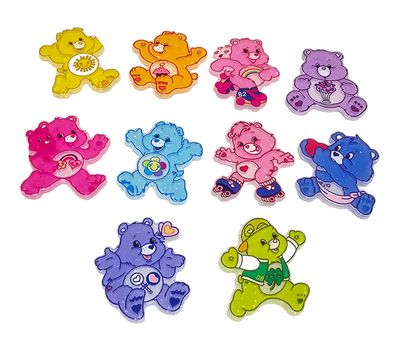 Shiny Care Bear Magnets