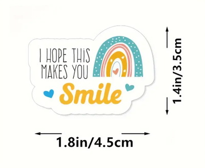 25PCS I Hope This Makes You Smile Stickers