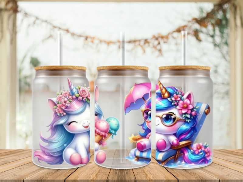 Double Sided Unicorn Ice Cream