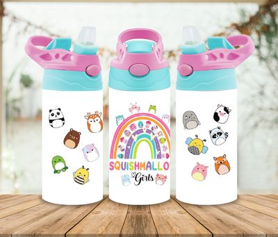12oz Sublimation Tumbler Wrap Print -Squishmallow 1