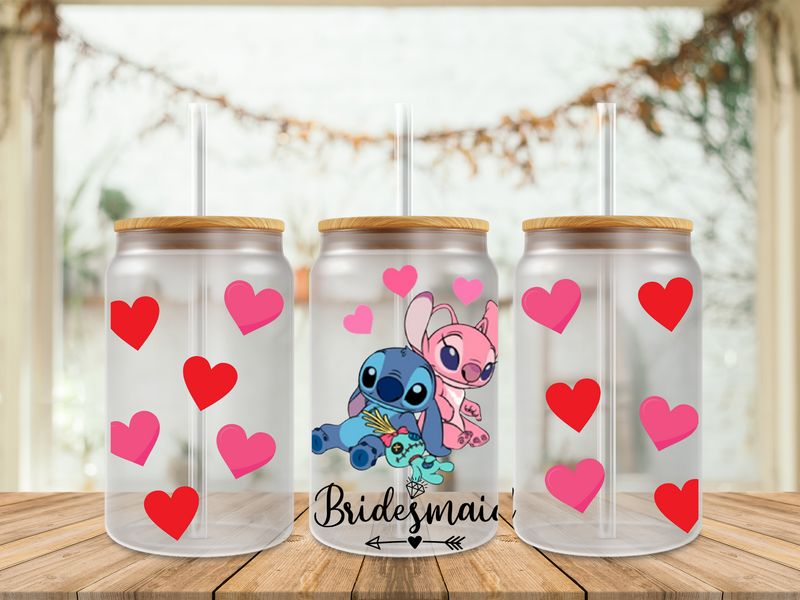 Double Sided Stitch Angel Bridesmaid