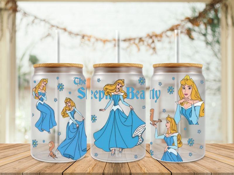 Double Sided Sleeping Beauty Blue