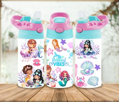 12oz Sublimation Tumbler Wrap Print - Mermaid Vibes