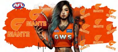 AFL Tattooed Girl Giants