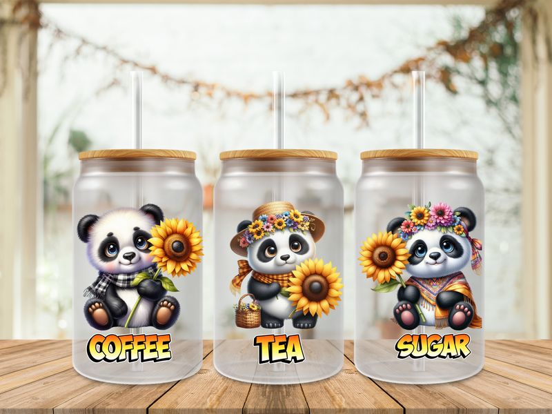 Panda Coffee Tea Sugar