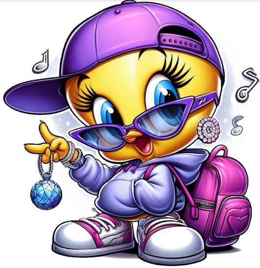 Tweety Holds Christmas Ball Decal