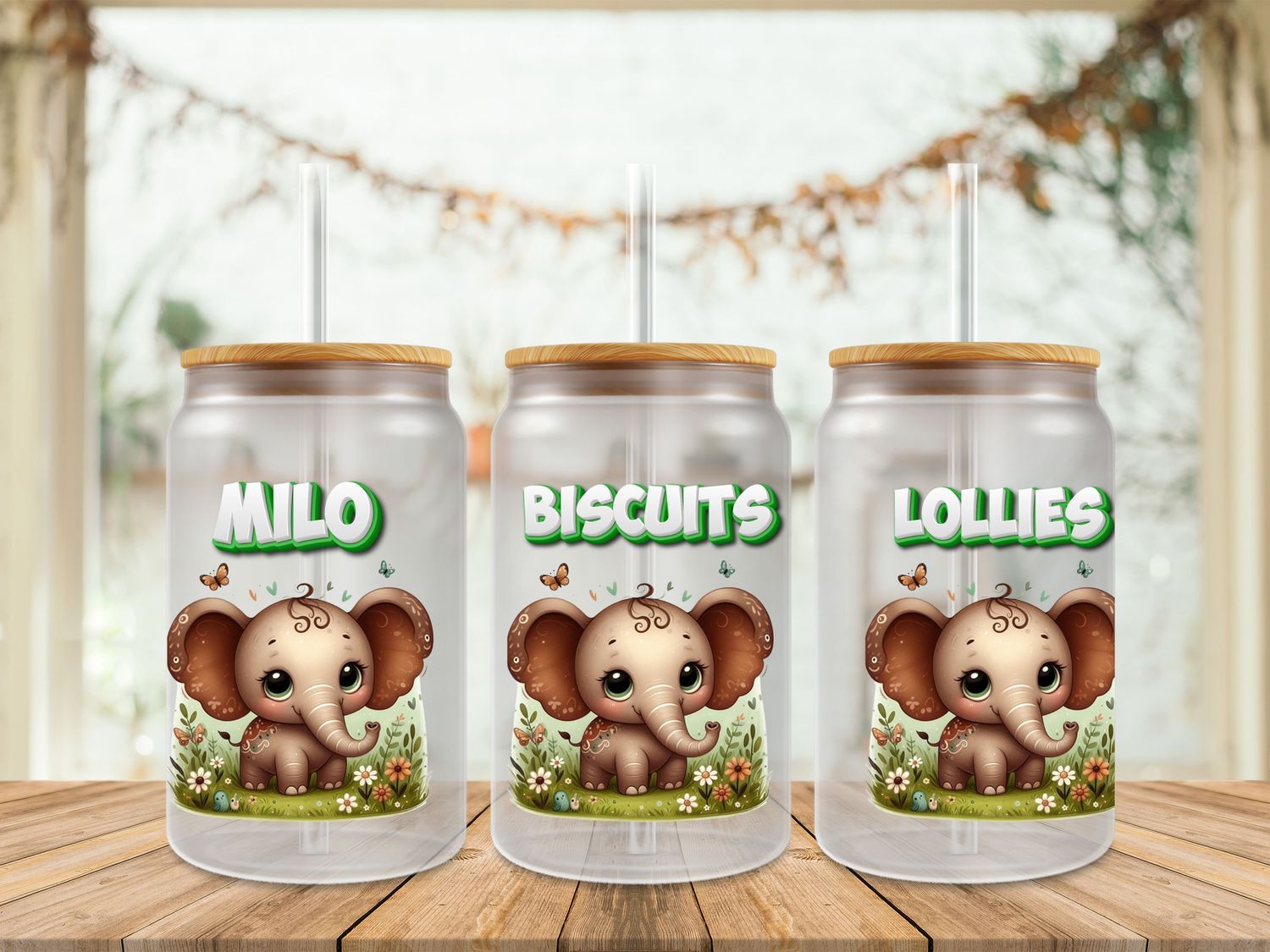 Cute Elephant Milo Biscuits Lollies