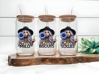 Tattooed Girl Hat Milo Lollies Biscuits