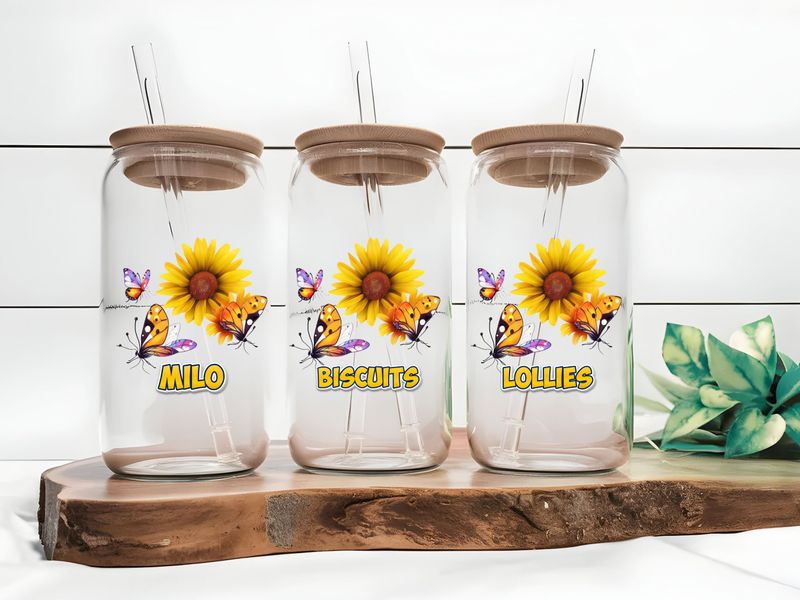 Flower Butterfly Milo Lollies Biscuits