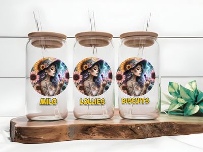 Tattooed Girl With Crystal Milo Lollies Biscuits