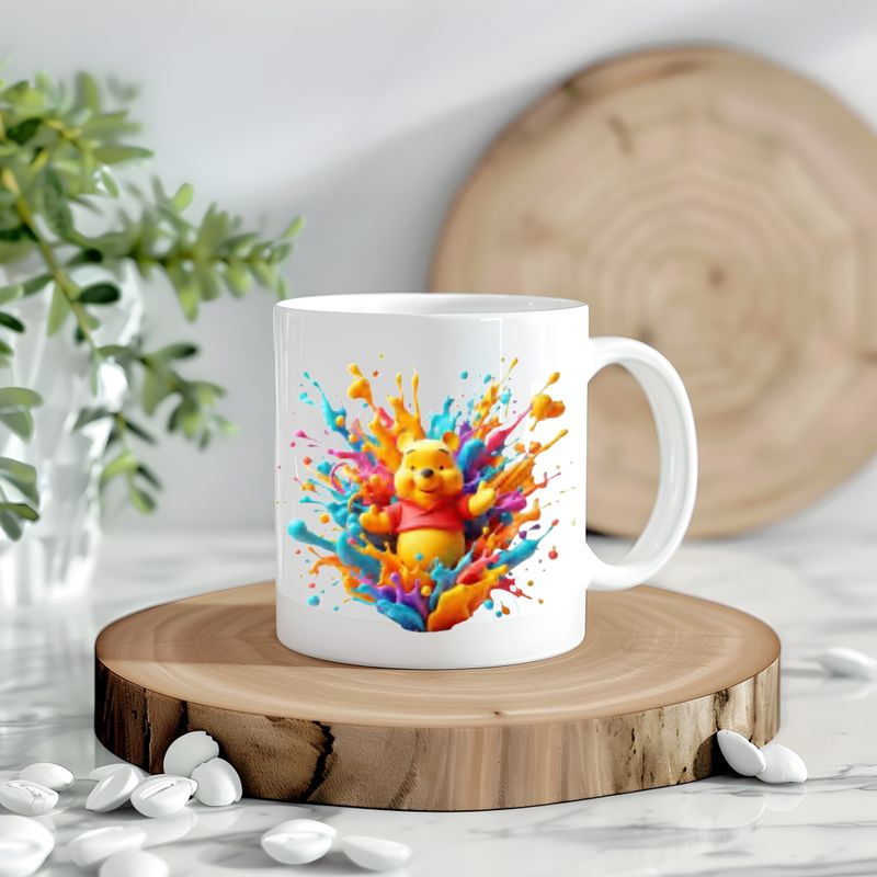 Pooh Colour Splash Decal