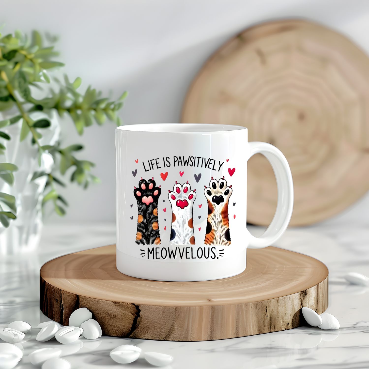 Life Is Pawsitively Meowvelous Decal