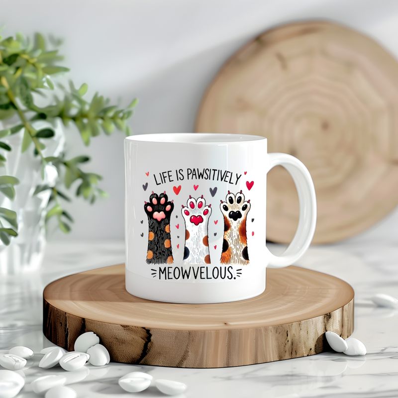 Life Is Pawsitively Meowvelous Decal