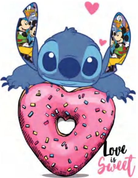 Stitch With Donut Decal