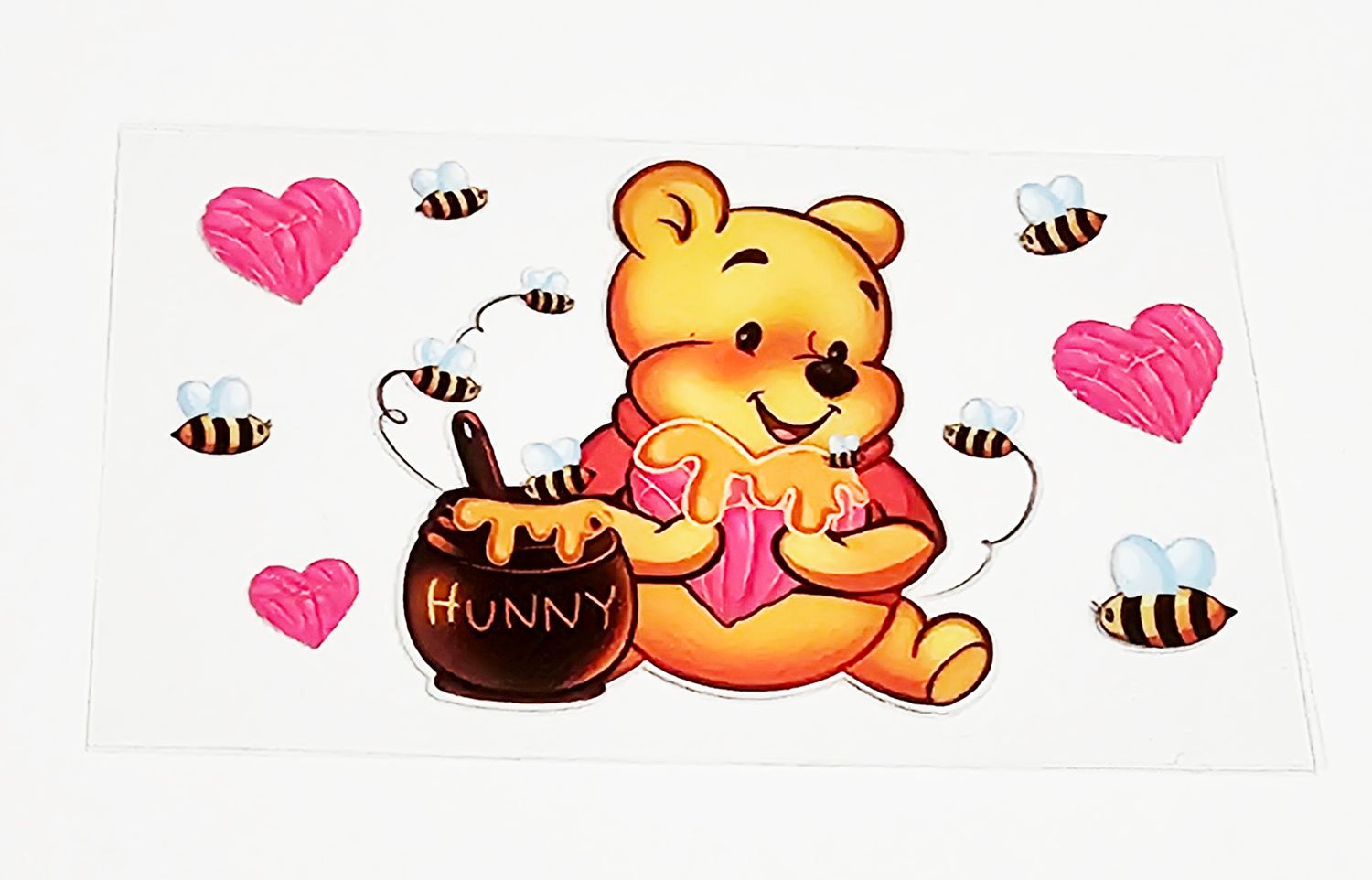 Pooh With Hunny Decal