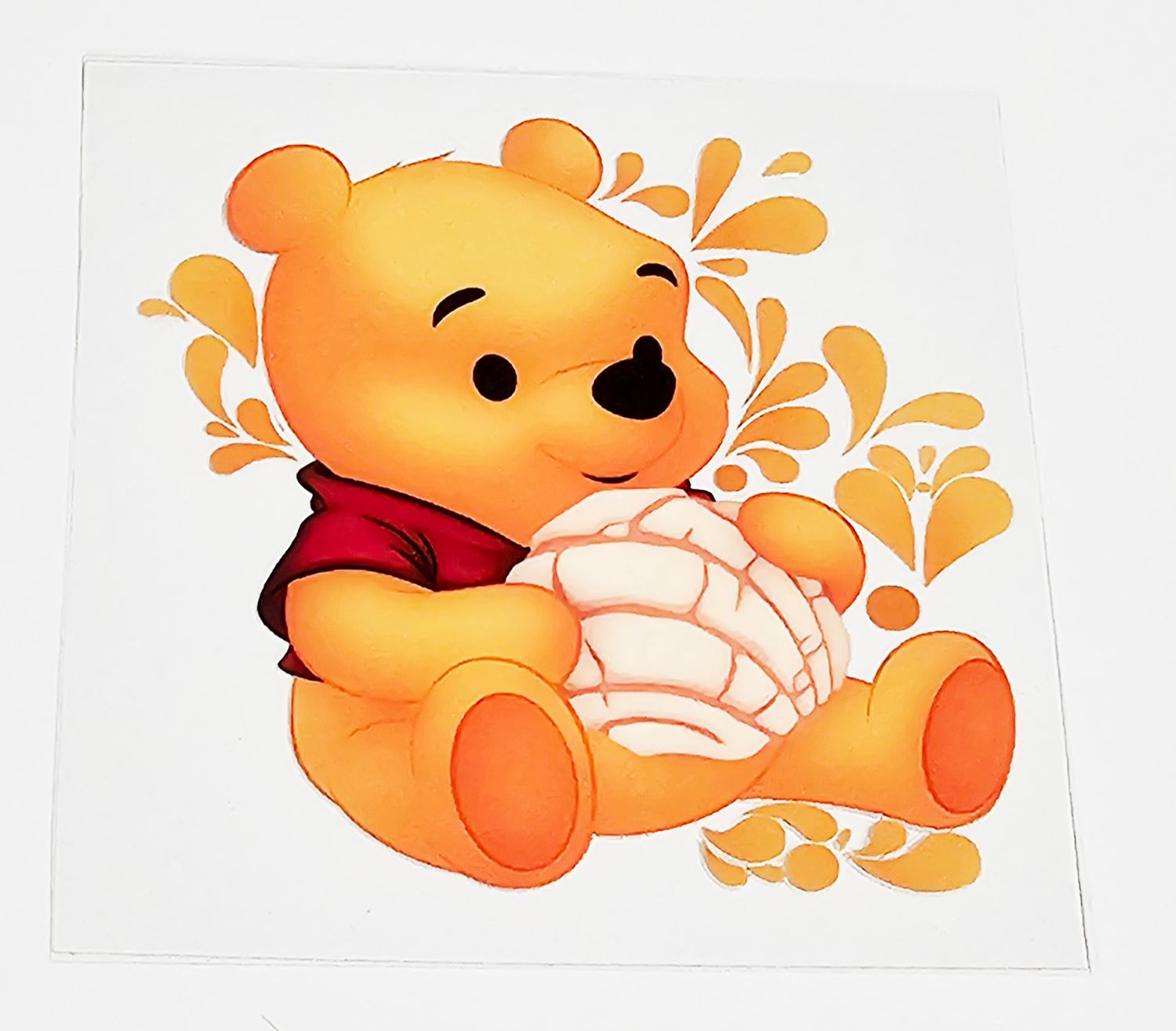 Pooh Holding Beehive Decal