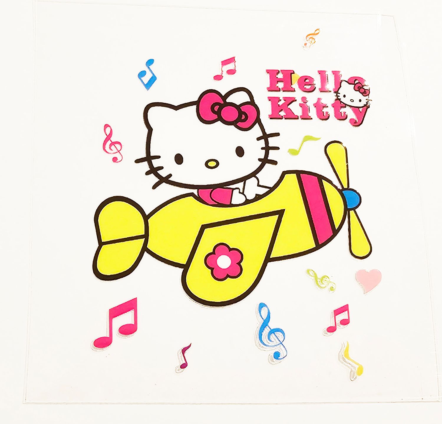 Hello Kitty Airplane Decal