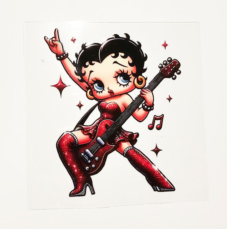 Betty Boop Red Outfit Decal