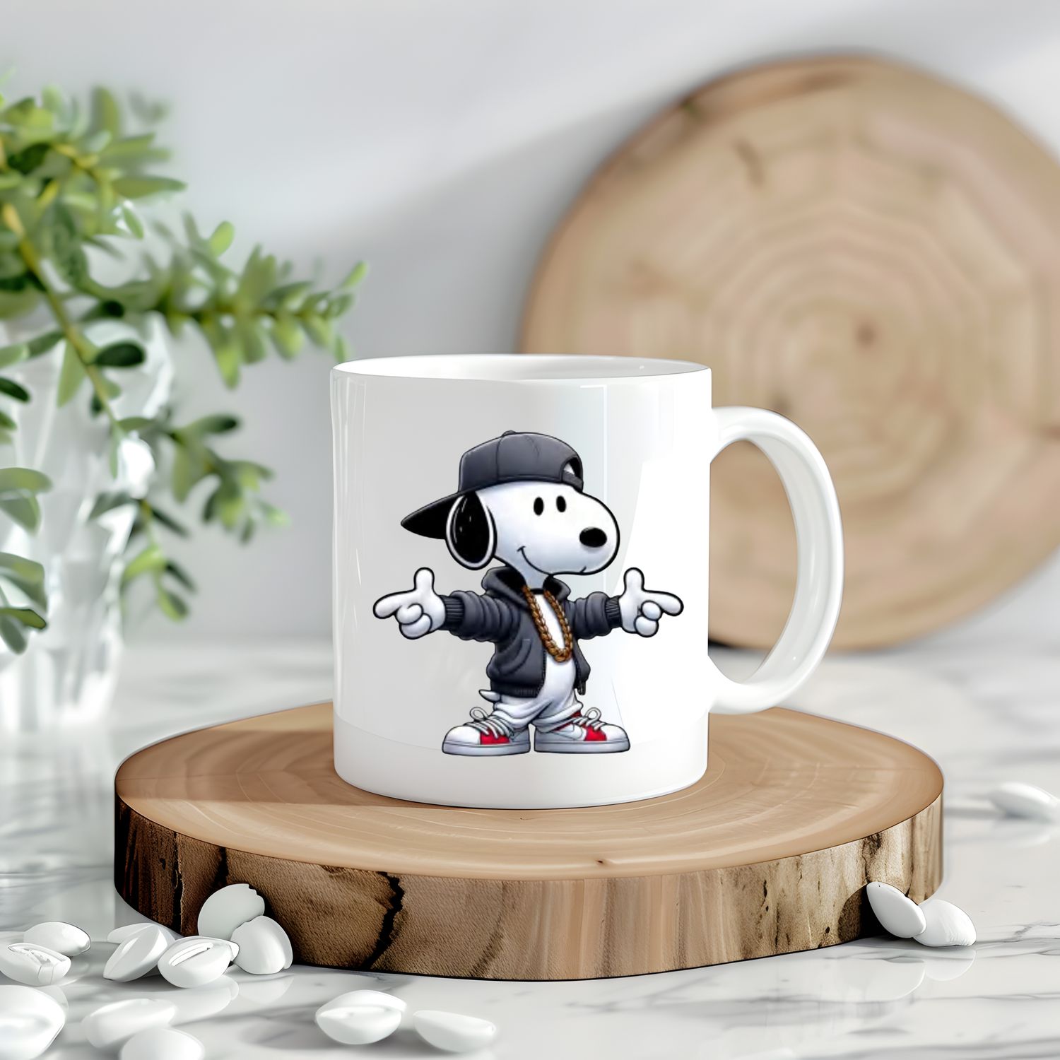 Snoopy In Black Hat Decal