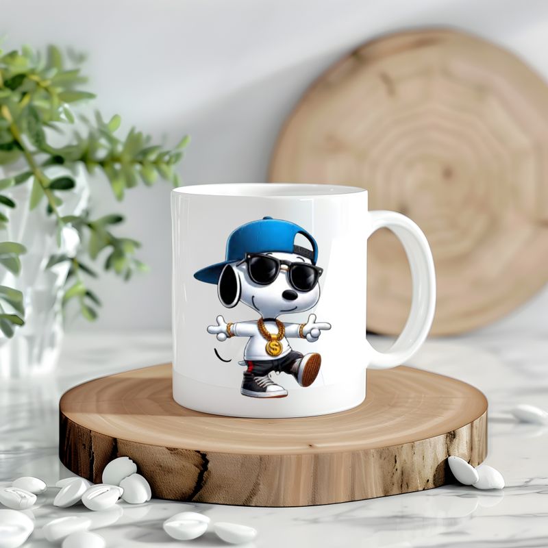 Snoopy In Blue Hat Decal