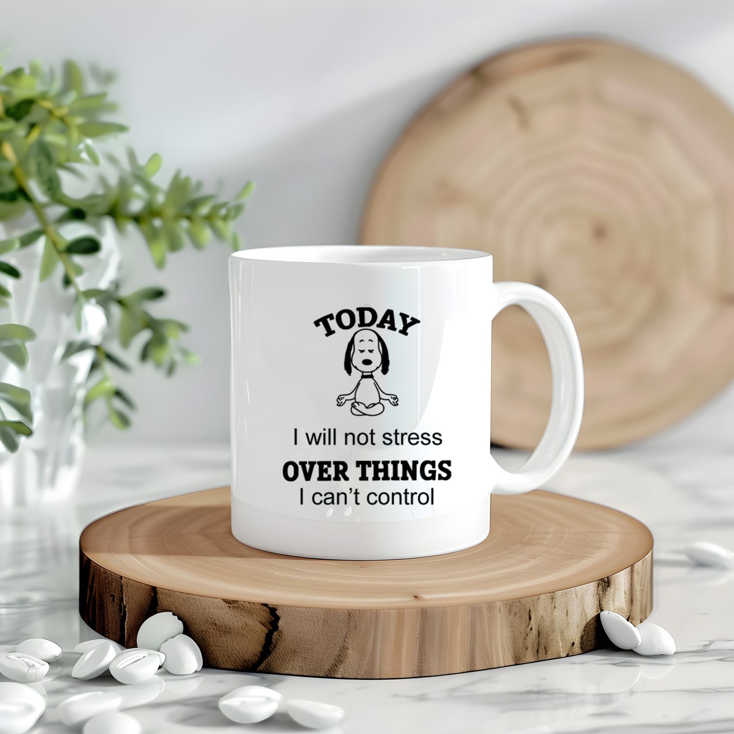 Snoopy I Will Not Stress Decal