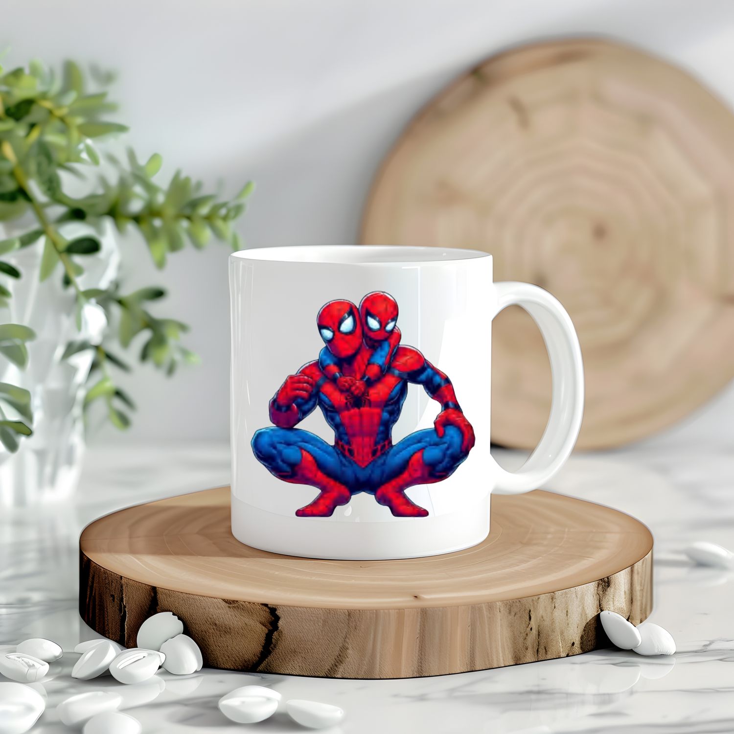 Spiderman With Kid Decal