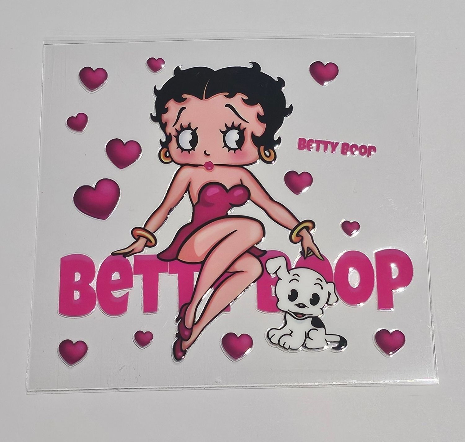 Betty Boop Pink Decal