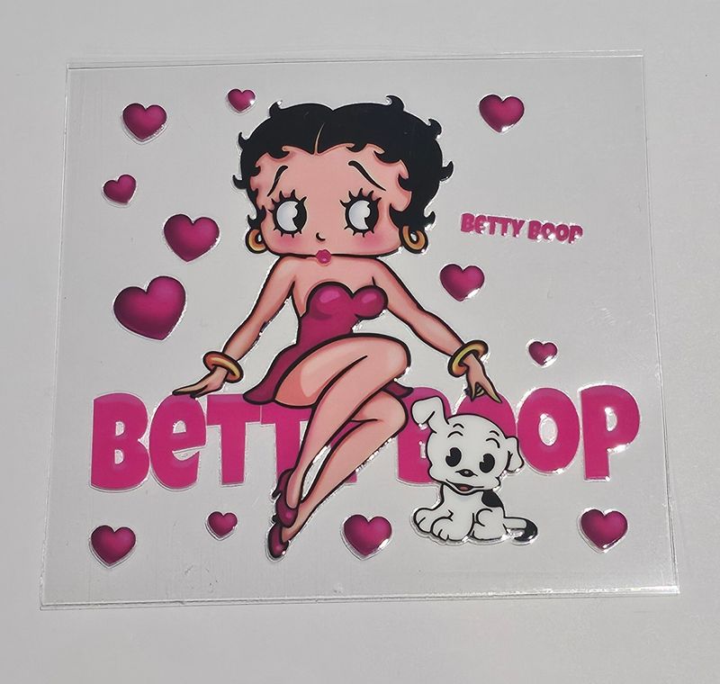 Betty Boop Pink Decal