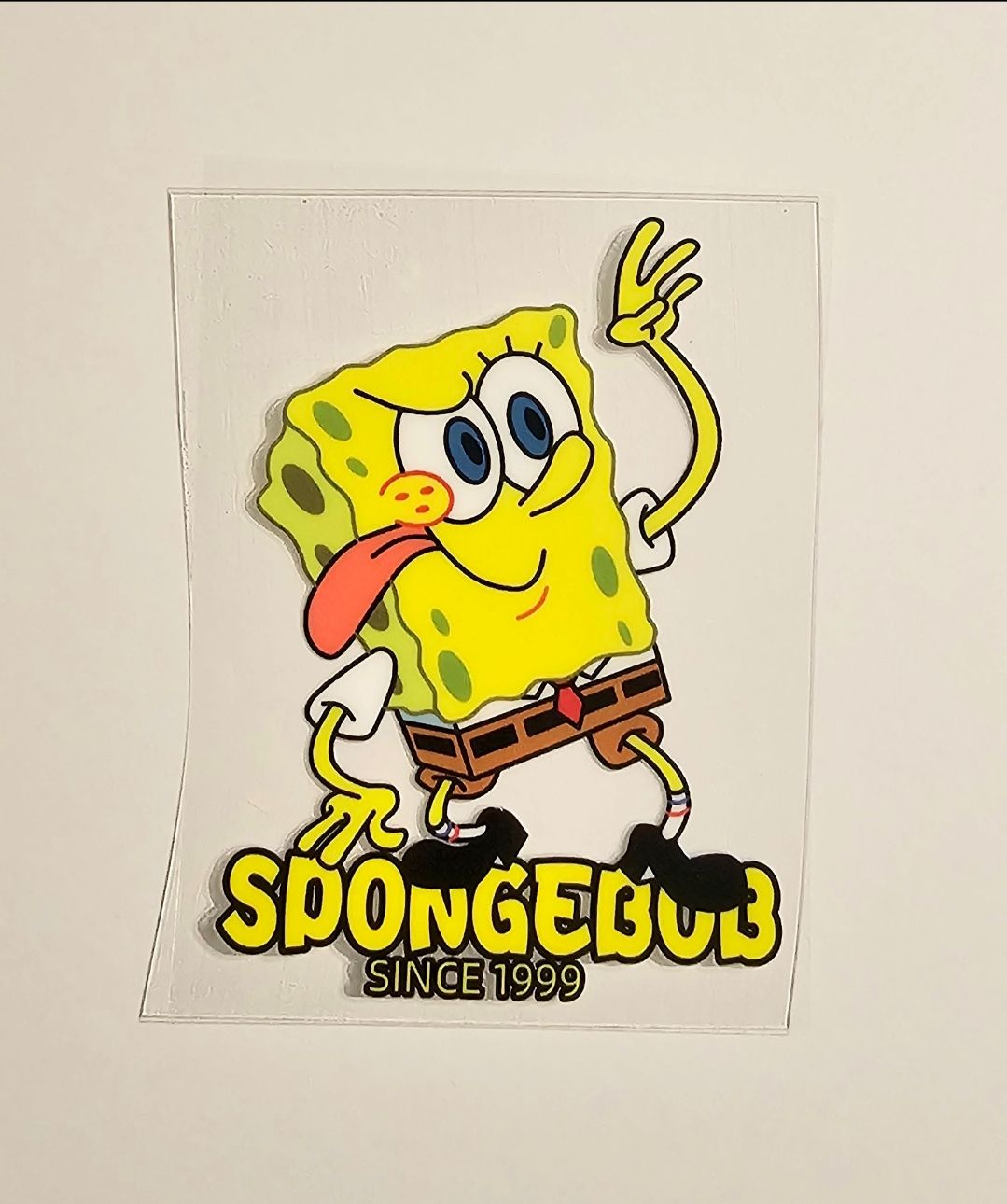 Spongebob Tongue Out Decal