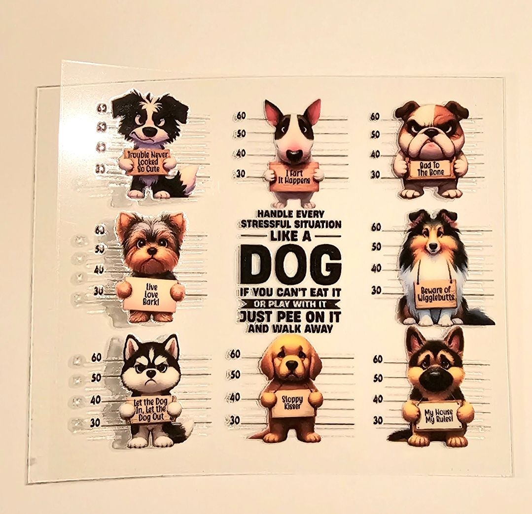 Handle Every Situation Like A Dog Decal