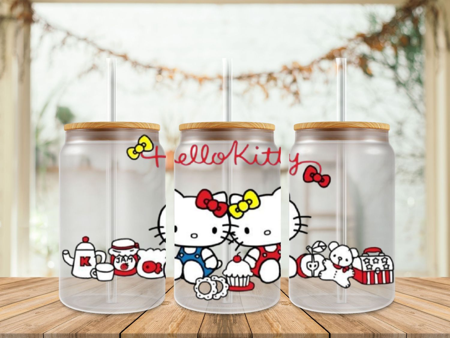 Double Sided Hello Kitty Coffee Jam