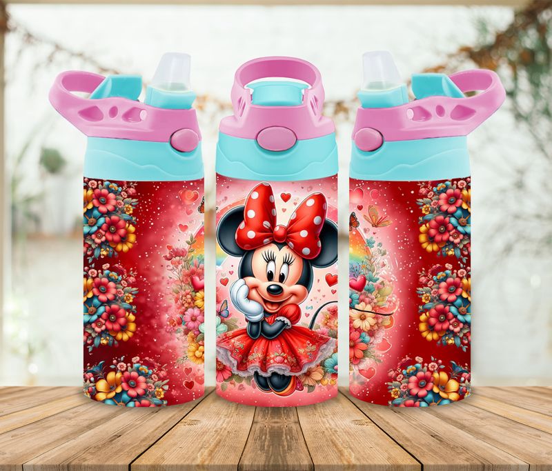 12oz Sublimation Tumbler Wrap Print - Minnie Mouse
