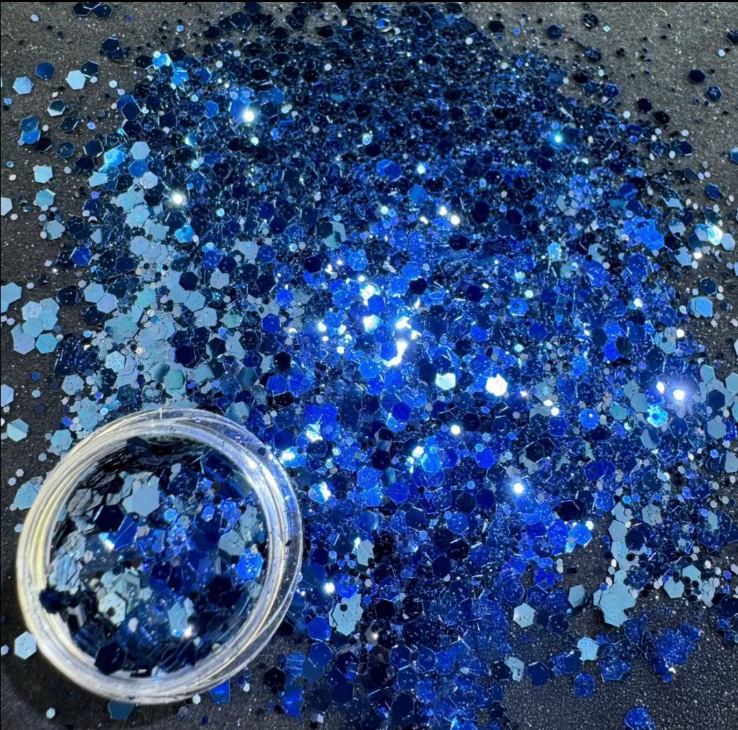 Marine Chunky Glitters Mix, GRAMS: 25g