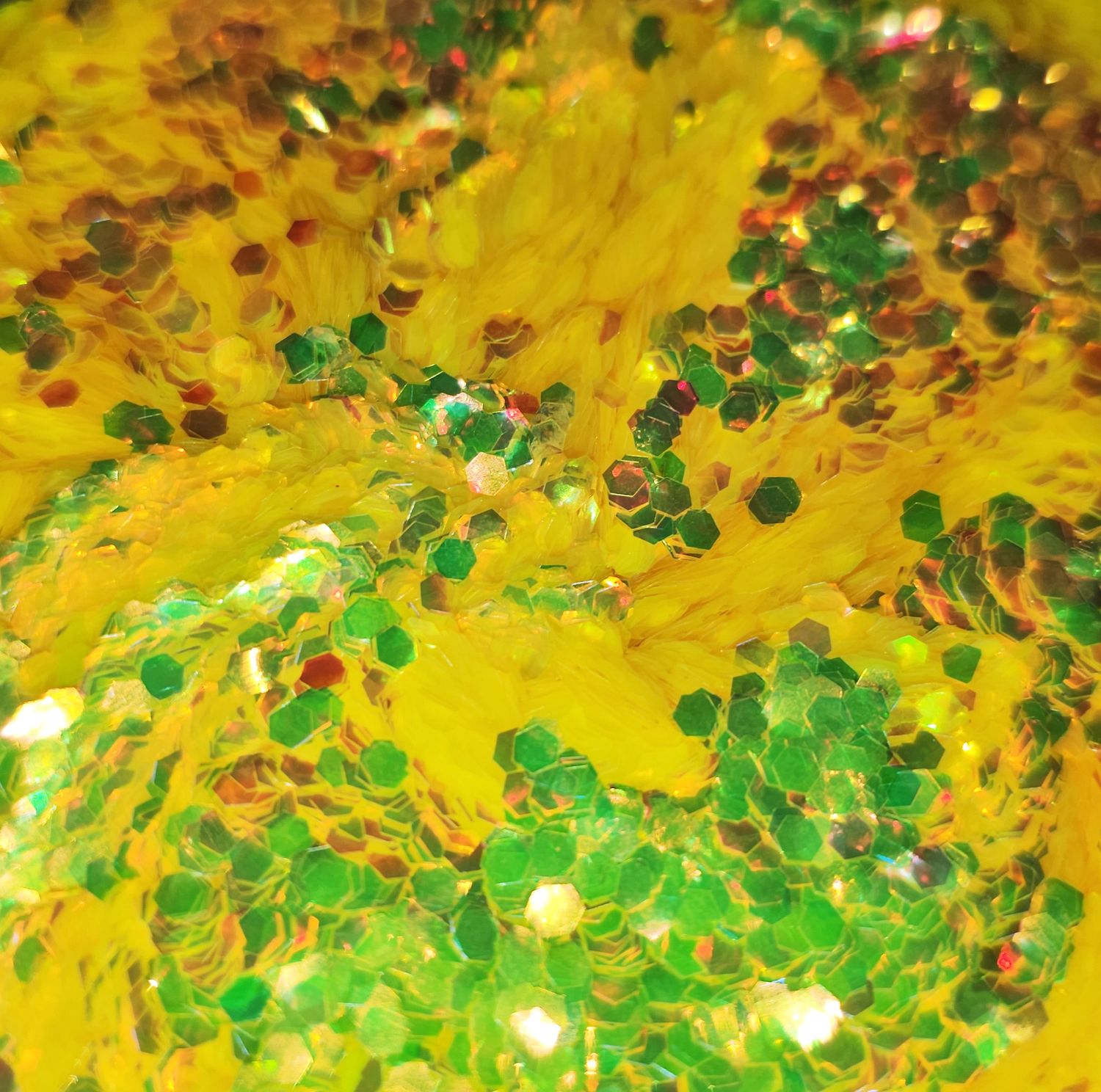 Pineapple Lime Chunky Glitters, GRAMS: 25g