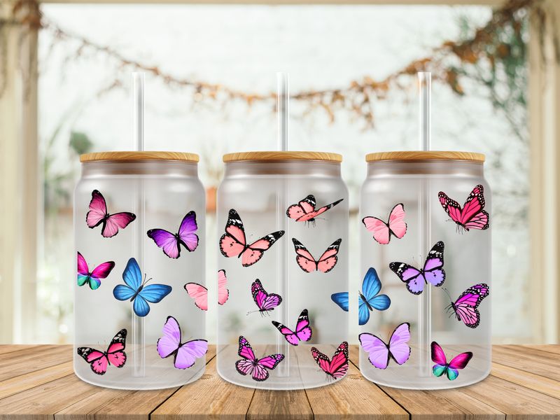 Double Sided Colourful Butterflies