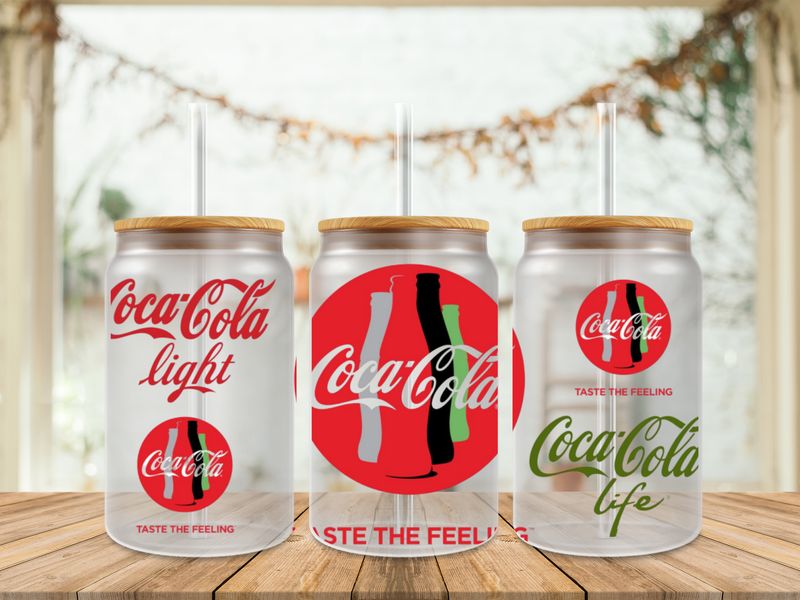 Double Sided Coca-Cola Taste The Feeling