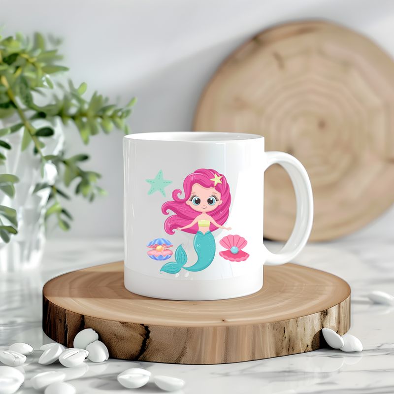 Mermaid Pink Hair  Decal