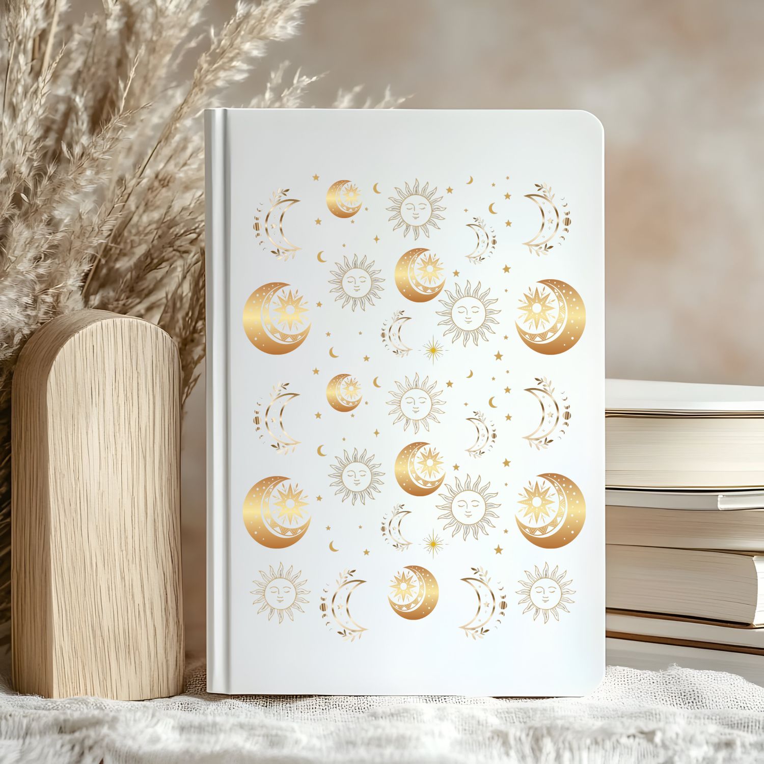 A5 Uv Dtf Wraps - Sun &amp; Moon #1