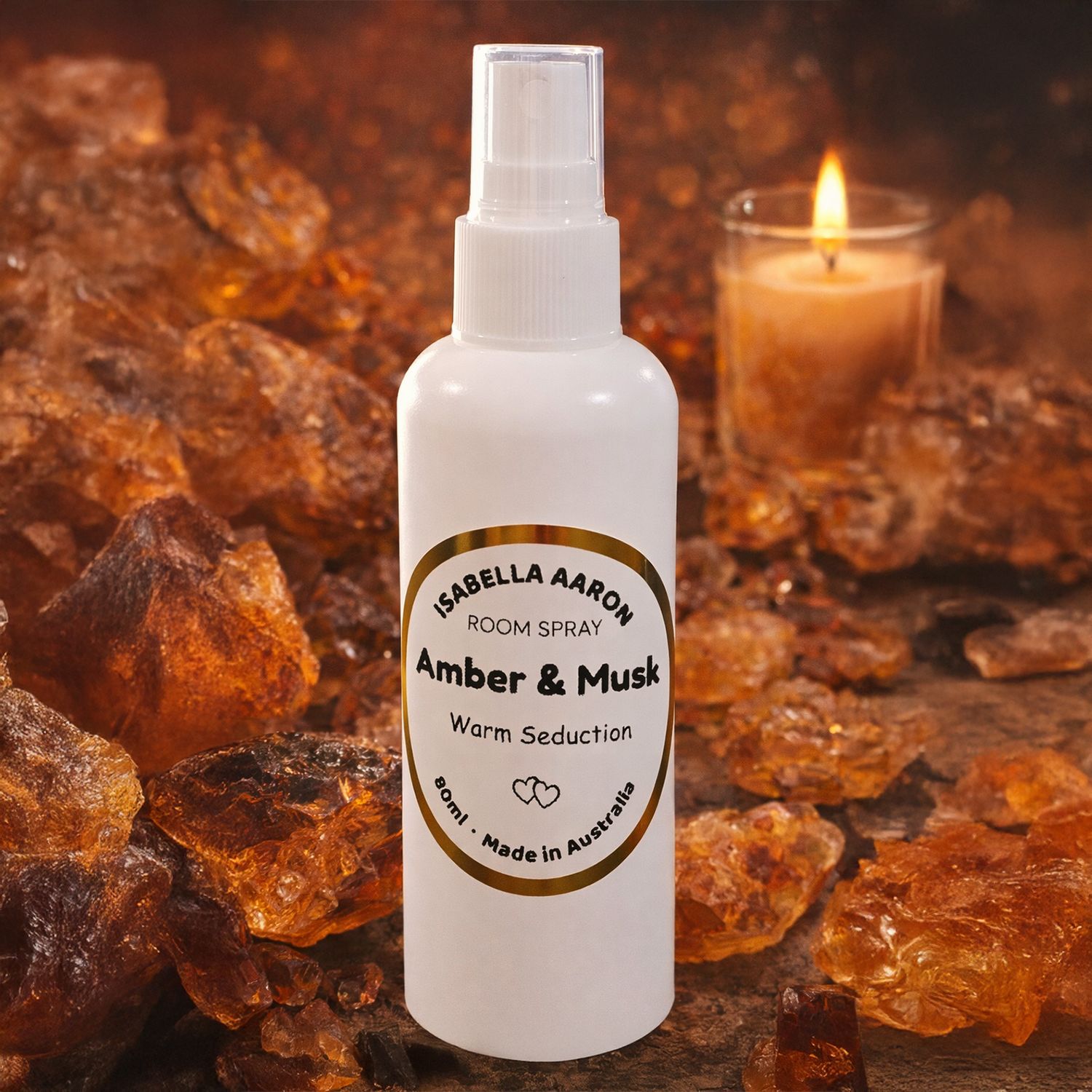 Amber &amp; Musk – 80 ml Room Spray