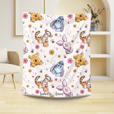 Available Now Cute Bear &amp; Friends Blanket