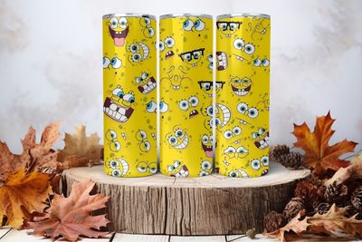 20oz Sublimation Tumbler Wrap Print - Spongebob #4
