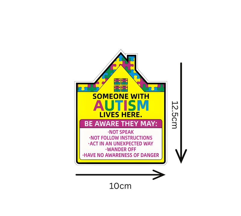 Someone With Autism Lives Here Stickers