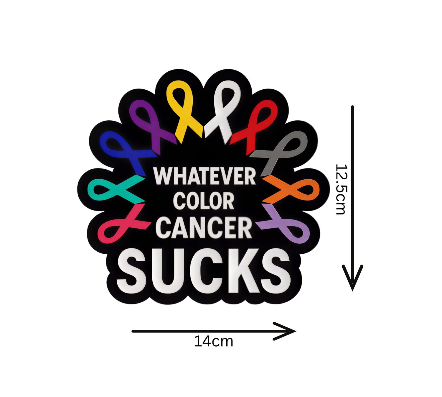 Butterfly Breast Cancer Car Stickers