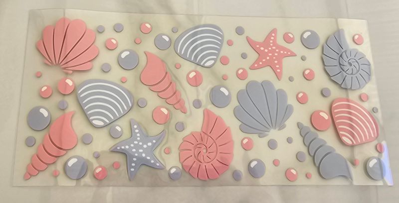 Double Sided Uv Dtf Wrap - Seashells