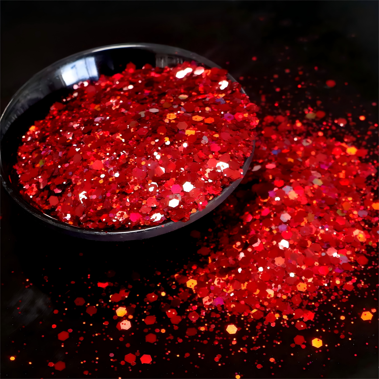 Garnet Chunky Glitters Mix, GRAMS: 25g