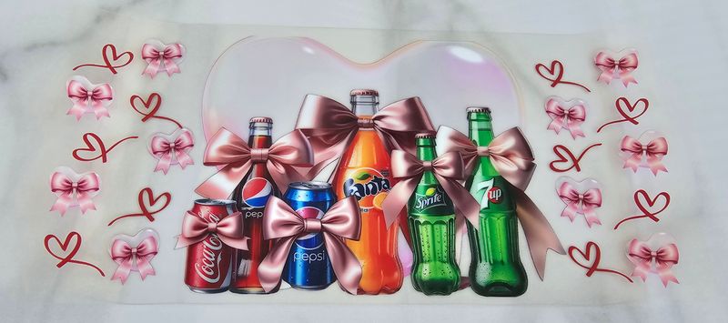 Double Sided Uv Dtf Wrap - All Softdrinks