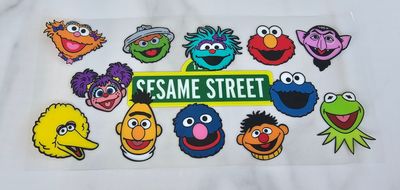 Double Sided Uv Dtf Wrap - Sesame Street All